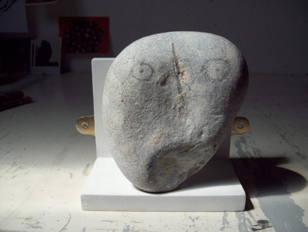 Stone drawing by Alan Dedman